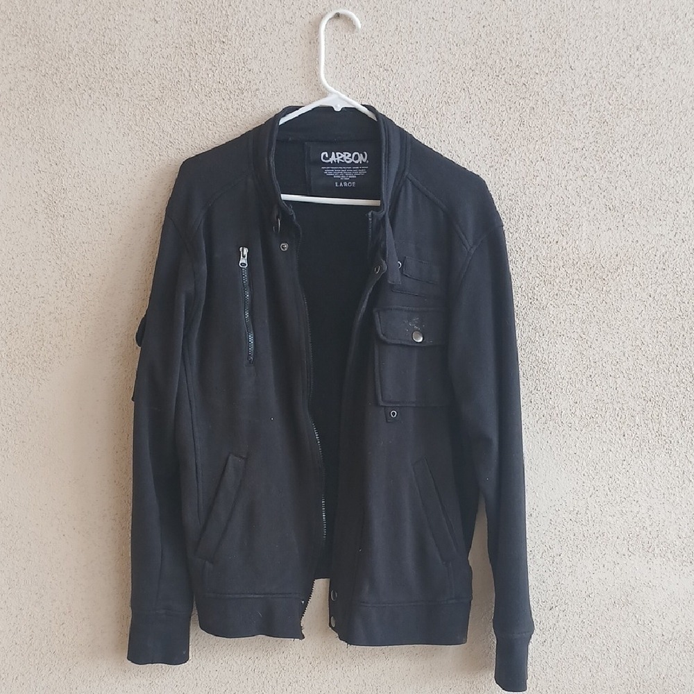 Make Offer Carbon Black Casual Jacket